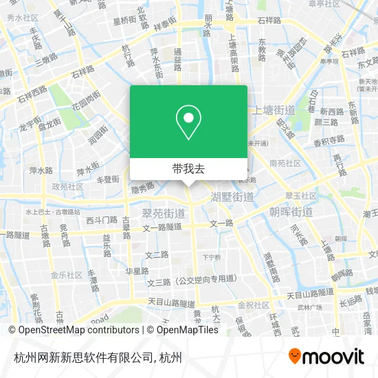 杭州网新新思软件有限公司地图