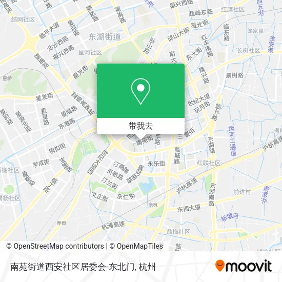 南苑街道西安社区居委会-东北门地图