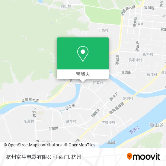 杭州富生电器有限公司-西门地图