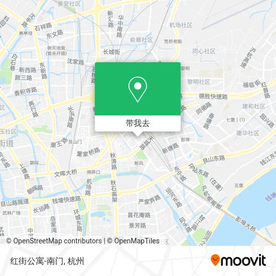 红街公寓-南门地图