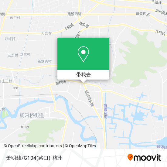 萧明线/G104(路口)地图