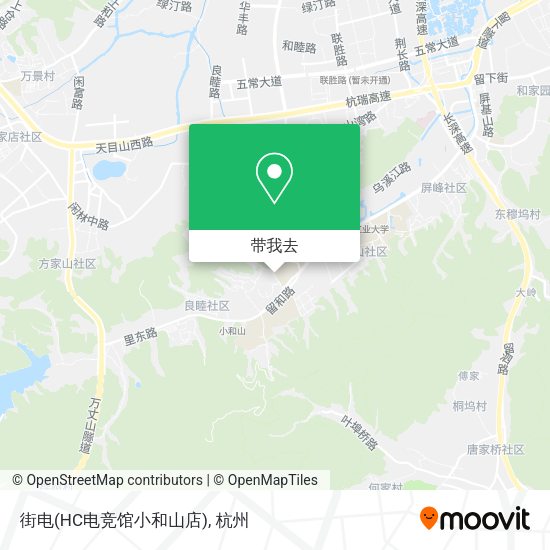 街电(HC电竞馆小和山店)地图