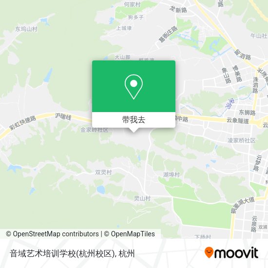 音域艺术培训学校(杭州校区)地图