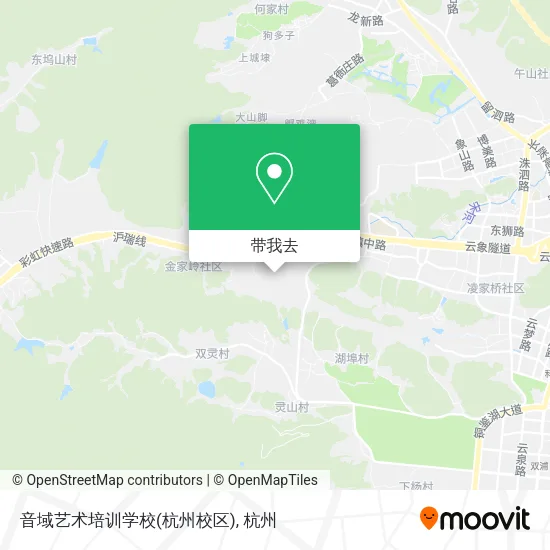 音域艺术培训学校(杭州校区)地图