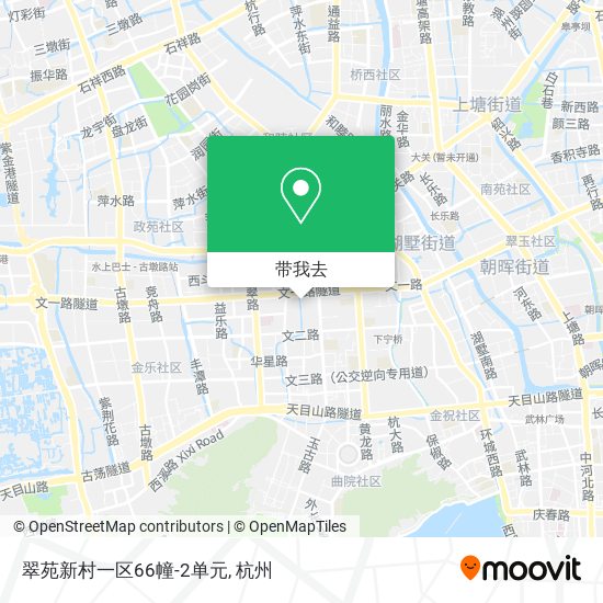 翠苑新村一区66幢-2单元地图