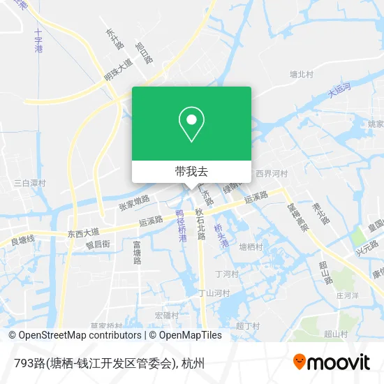 793路(塘栖-钱江开发区管委会)地图