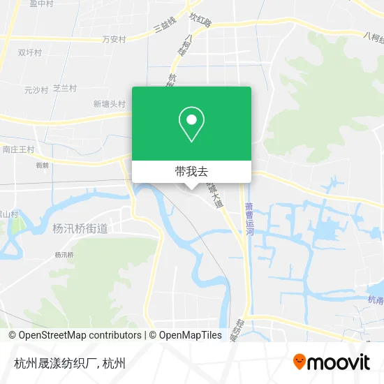 杭州晟漾纺织厂地图