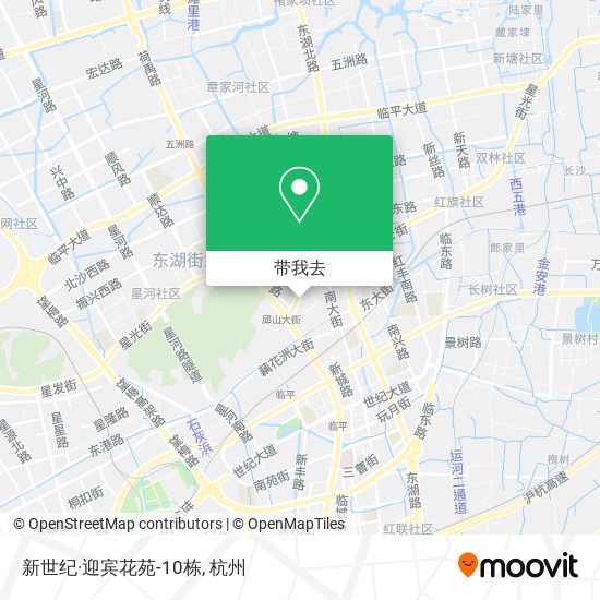 新世纪·迎宾花苑-10栋地图
