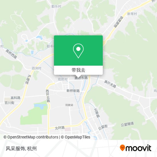 风采服饰地图