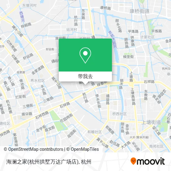 海澜之家(杭州拱墅万达广场店)地图
