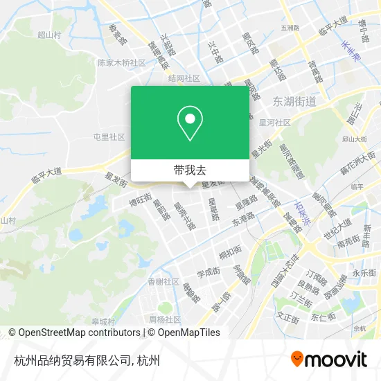 杭州品纳贸易有限公司地图