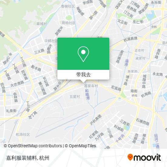 嘉利服装辅料地图