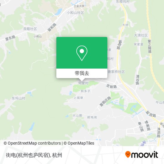 街电(杭州也庐民宿)地图