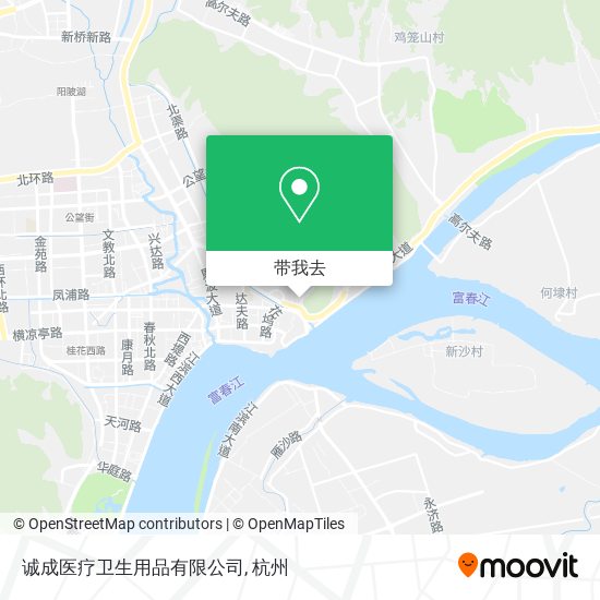诚成医疗卫生用品有限公司地图