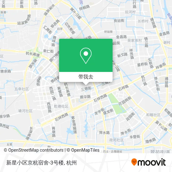 新星小区京杭宿舍-3号楼地图