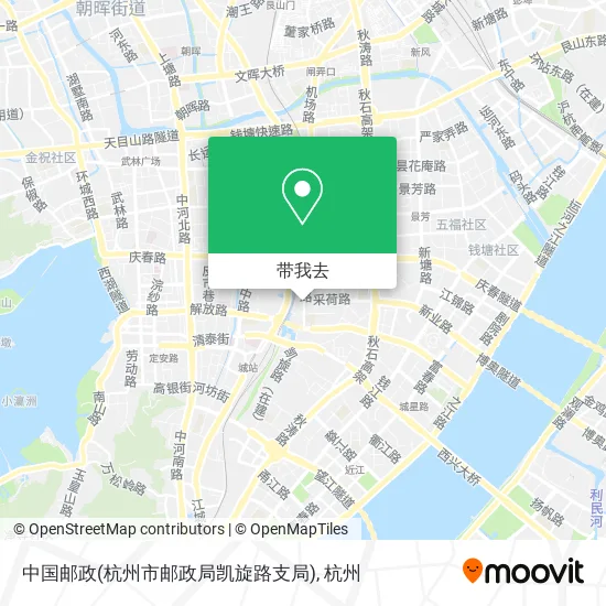 中国邮政(杭州市邮政局凯旋路支局)地图