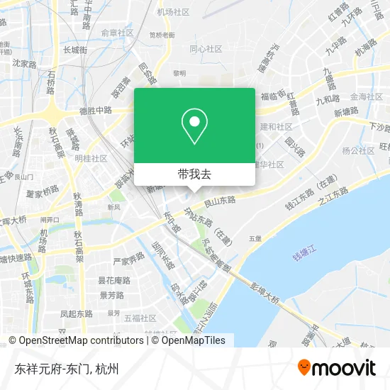 东祥元府-东门地图