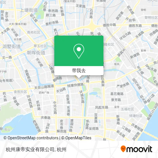 杭州康帝实业有限公司地图