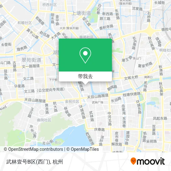 武林壹号B区(西门)地图