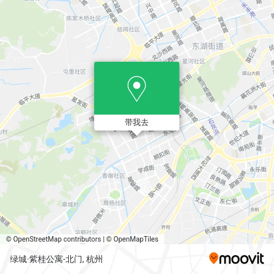 绿城·紫桂公寓-北门地图