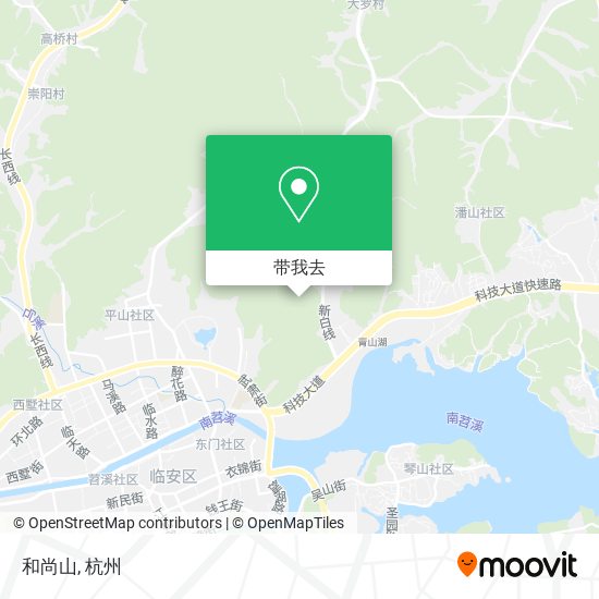 和尚山地图