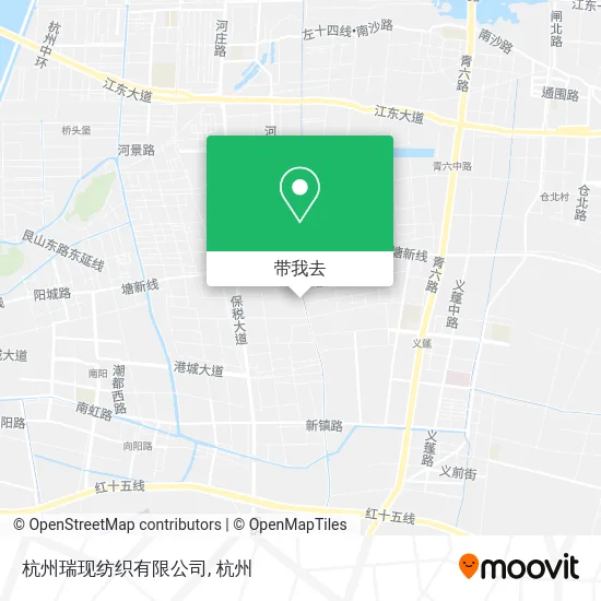 杭州瑞现纺织有限公司地图