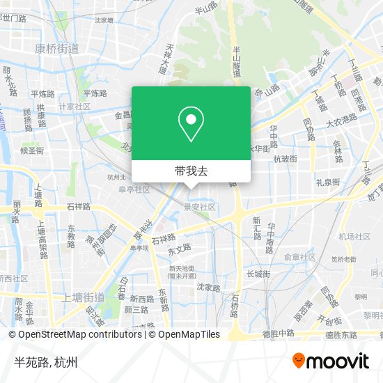 半苑路地图