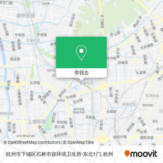 杭州市下城区石桥市容环境卫生所-东北1门地图