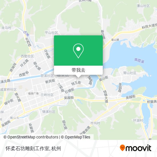 怀柔石坊雕刻工作室地图