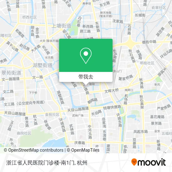 浙江省人民医院门诊楼-南1门地图