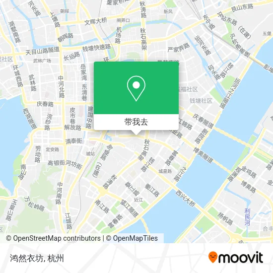 鸿然衣坊地图