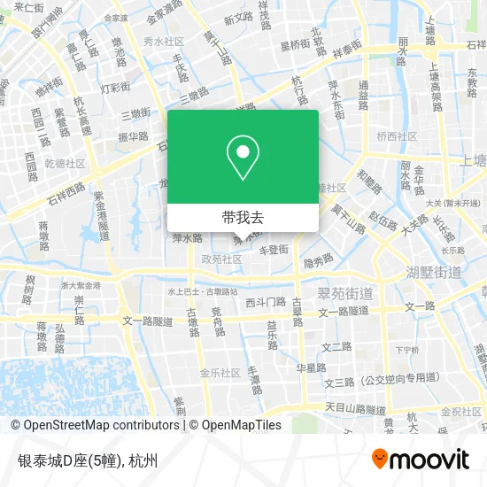 银泰城D座(5幢)地图