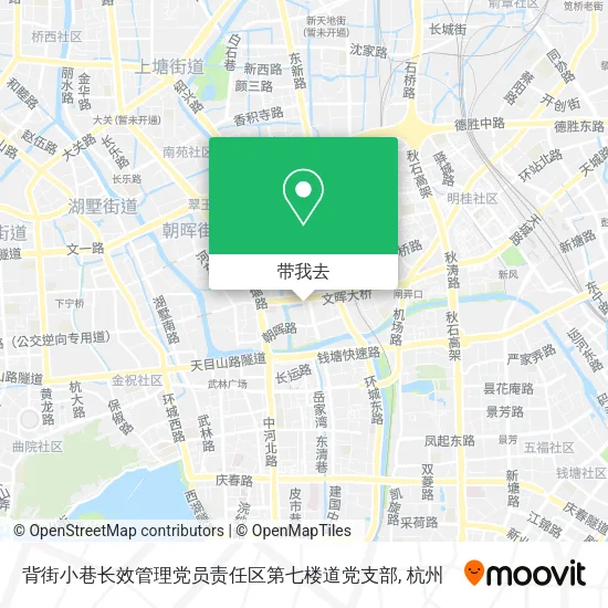 背街小巷长效管理党员责任区第七楼道党支部地图