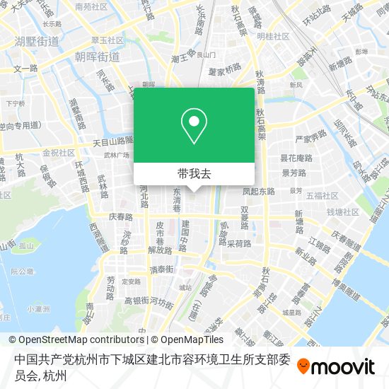 中国共产党杭州市下城区建北市容环境卫生所支部委员会地图