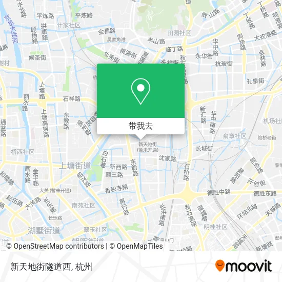 新天地街隧道西地图