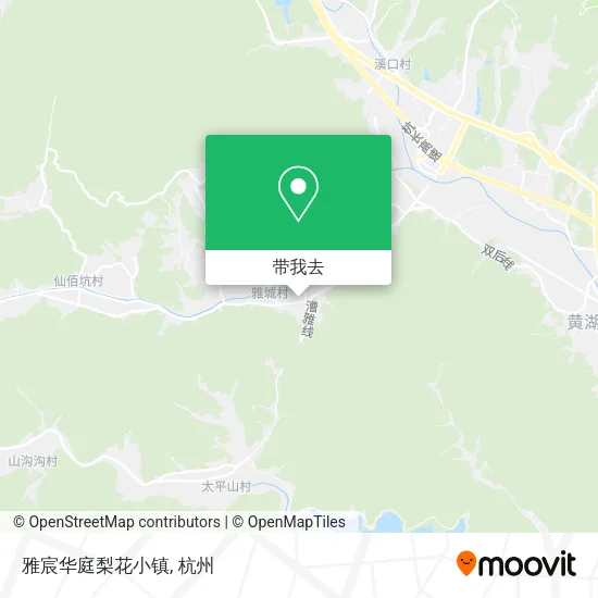 雅宸华庭梨花小镇地图