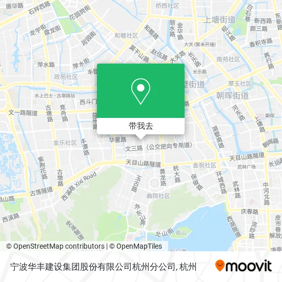 宁波华丰建设集团股份有限公司杭州分公司地图