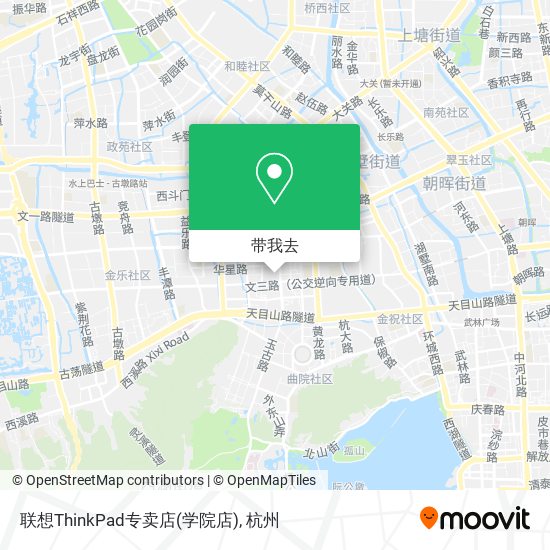 联想ThinkPad专卖店(学院店)地图