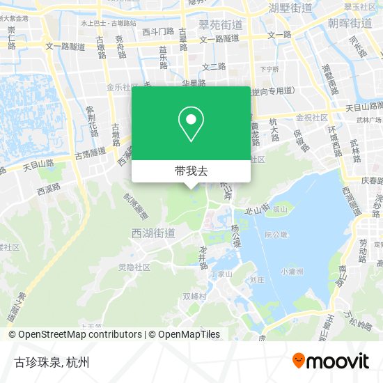 古珍珠泉地图