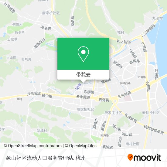 象山社区流动人口服务管理站地图