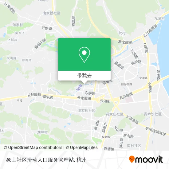 象山社区流动人口服务管理站地图