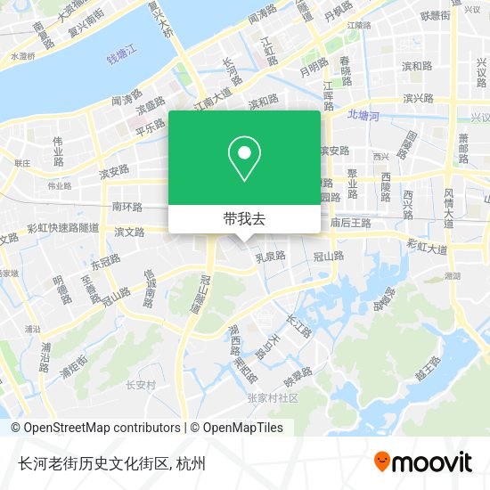 长河老街历史文化街区地图