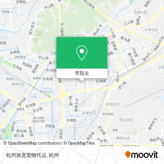 杭州旅宠宠物托运地图