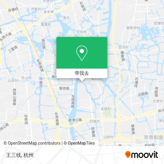 王三线地图
