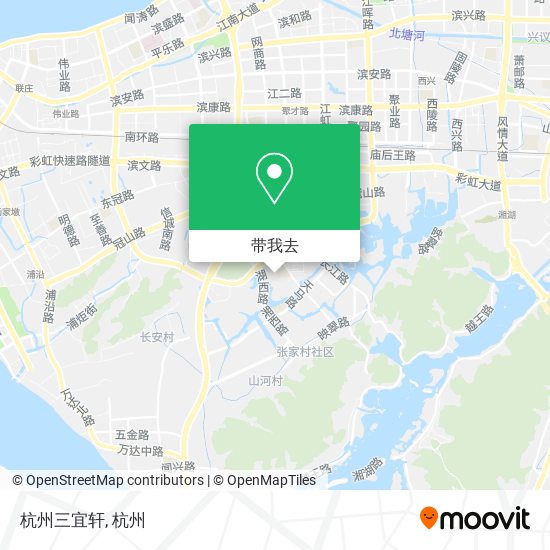 杭州三宜轩地图