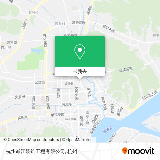 杭州诚江装饰工程有限公司地图
