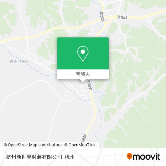 杭州新世界时装有限公司地图