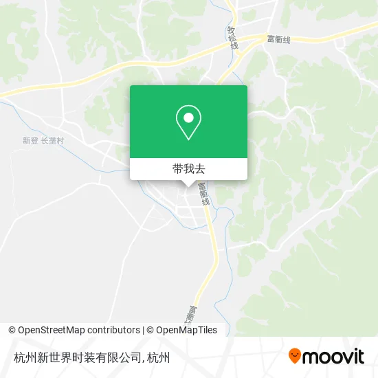 杭州新世界时装有限公司地图