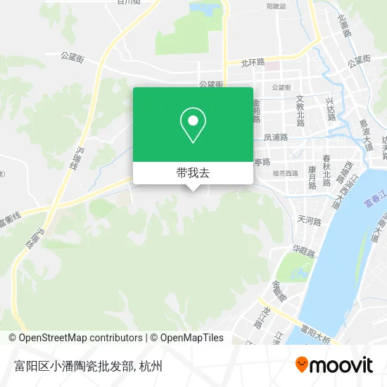 富阳区小潘陶瓷批发部地图