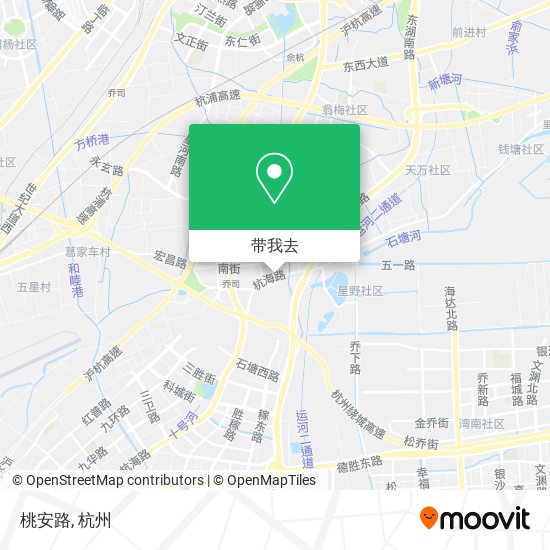 桃安路地图